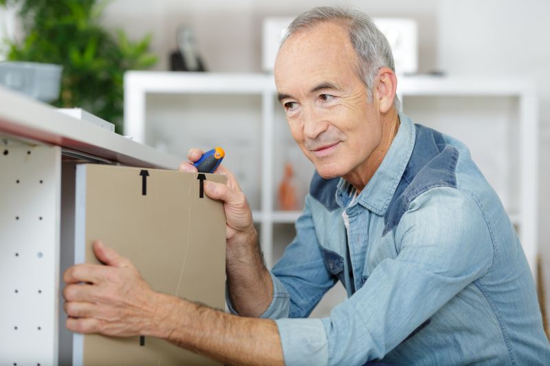 Entertainment Center Assembly detail